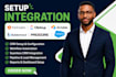 setup freshsales clickup airtable buildertrend procore salesforce ingetration