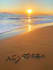 write your custom birthday wish on beach sand as a video