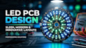 design led lighting pcb  board with led driver circuit and mosfet control