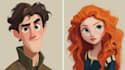 draw your cartoon portrait in disney style