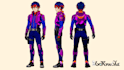 design custom scifi anime character design