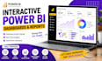 build interactive power bi dashboards and reports