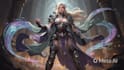 draw fantasy female, dnd illustration