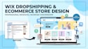 design dropshipping and ecommerce website, wix wix website design and redesign