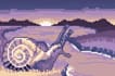 make a simple pixel art illustration