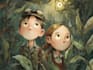 create cute children book illustrations and storybook art