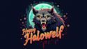 do unique halloween werewolf logo 1 day