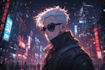 create futuristic cyberpunk character designs professionally