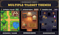 create pixel 2d art tilesets game assets pack pixel tilemap rpg maker top down