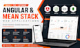 fix and build angular web apps with node js and mongodb