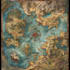 design an original treasure map and fantasy pirate map