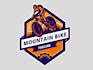 create a professional mountain cycle logo design
