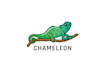 create a creative chameleon logo design
