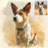 draw watercolor pet portrait