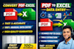 convert pdf to excel