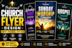 design professional church flyer, event flyer and poster
