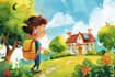 create whimsical and funny book illustrations