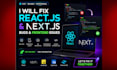 fix react js or next js bugs and issues