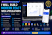 build a react web application
