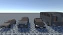 do low poly, stylised 3d vehicle models