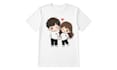 design cute chibi couple tshirt artwork