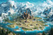 map illustration, map design