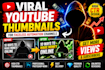 design viral youtube thumbnails for faceless automation channels