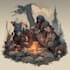 did dnd group party dnd character art, dnd party