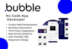 develop bubble website saas bubble mvp as bubble developer