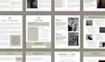 hyperlinked luxury editorial canva workbook and digital planner