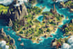 draw a map illustration