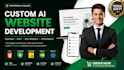 create ai website, ai chatbot, ai saas ai web application ai website development