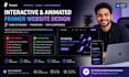do interactive and animated framer website design, figma to framer, framer SEO