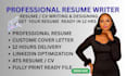 write ats resume, CV, cover letter and linkedln profile
