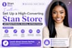 create your stan store with digital products and custom branding