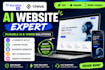 design redesign modern durable ai website, 10web ai website and SEO optimization