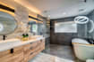 design custom spa bathroom interior design walk in shower realistic rendering