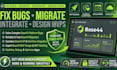 fix base44 bugs, base44 migration, base44 integration, base44 mvp