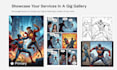 draw comic book illustration and graphic novel page