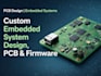 design printed circuit board schematic write firmware pcb design