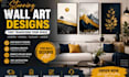 design wall art website art website