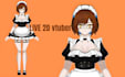 create anime live2d vtuber model  vtuber rigging for vtuber studio