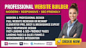 design or fix your website using elementor pro brizy oxygen breakdance builder