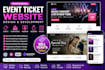 design event ticket website, selling ticket, webinar, conference, wedding rental