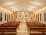 design church interior and exterior elevation 3d rendering and animation