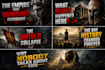 design cinematic youtube thumbnails with high CTR