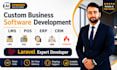 develop laravel business software for schools hospitals and ecommerce stores