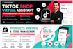 be your tiktok shop optimize product listings, tiktok shop store management