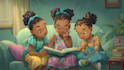 do children book illustration, kids book