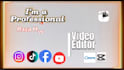 be social media video editor for video editing